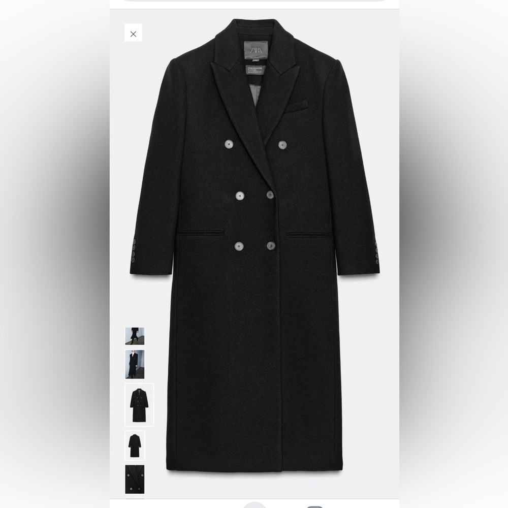 Zara Double-Breasted Trench Coat